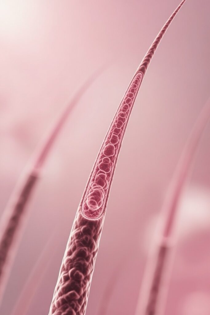 髪の毛内部の図